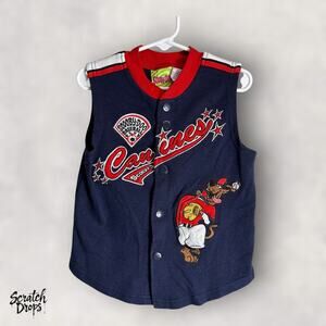 Vintage 90s ScoobyDoo Youth 5T Baseball Vest Cartoon Character 13x17